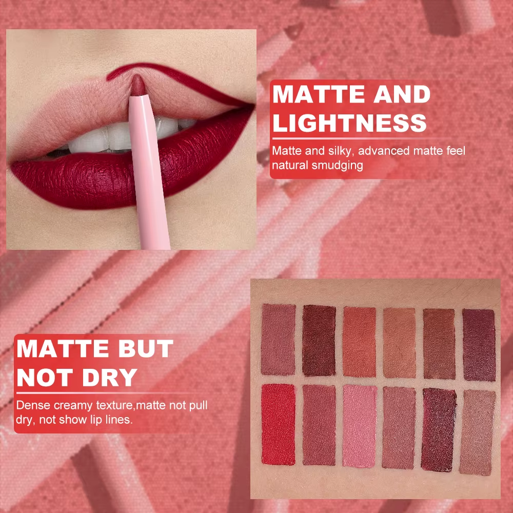 1/10  10.2K 6pcs Lip Liner Pen Set Long-Lasting, Waterproof Sweatproof, Easy Coloring Non-fading Color Rendering Lip Gloss Set Beauthttps://s.click.aliexpress.com/e/_c30Kz6PJy Makeup