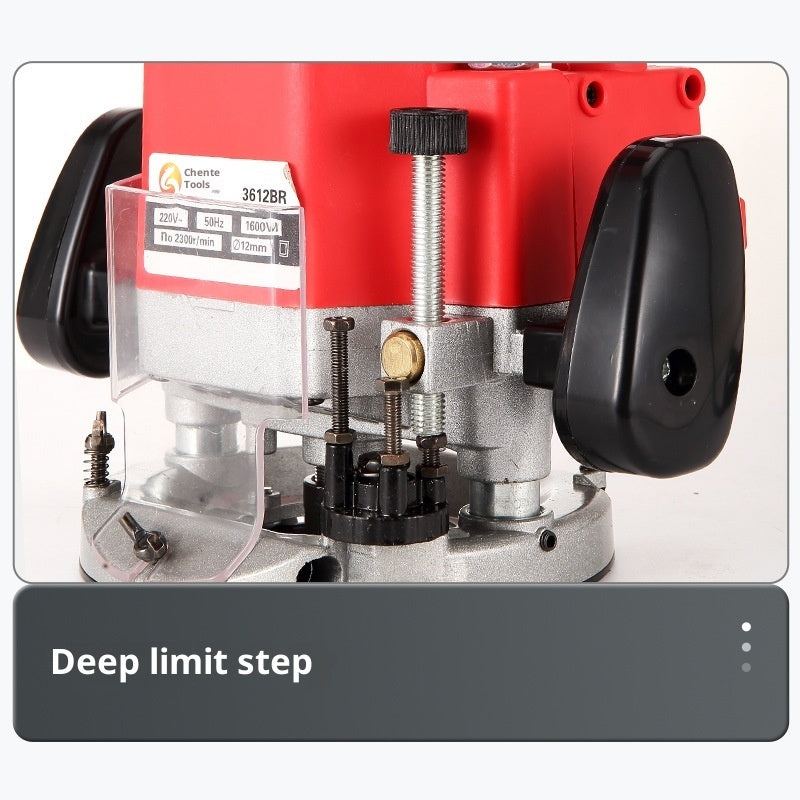 Multifunctional High-power Industrial Grade Electric Slotted Trimming Wood Carving Machine